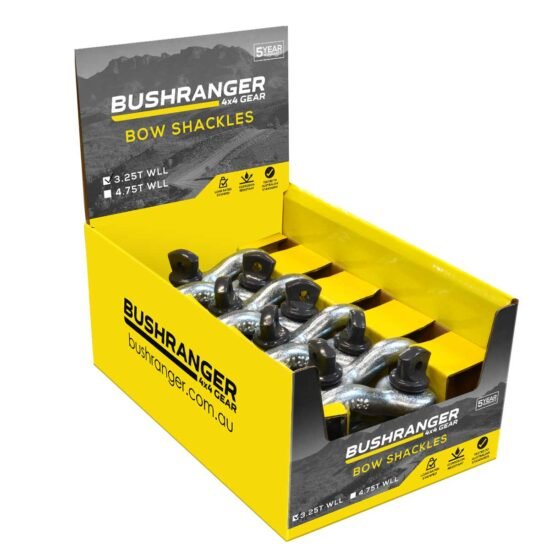 Bushranger Bow Shackle | 3.25 Tonne | PAIR - Image 2
