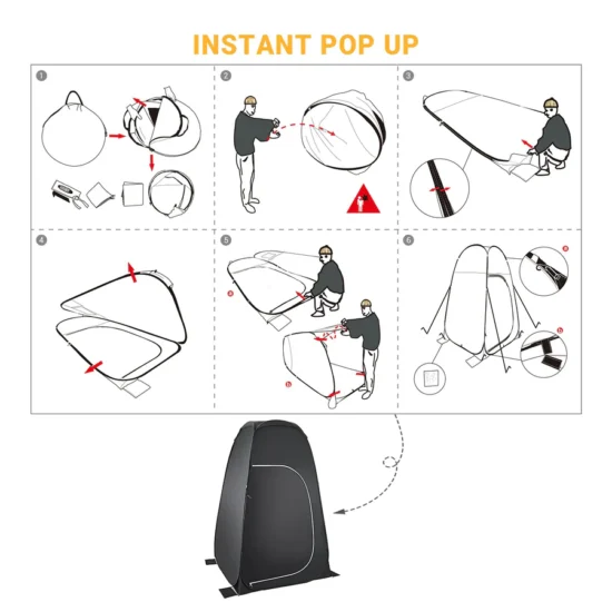 KingCamp Outdoor Portable Pop up Tent - Image 6