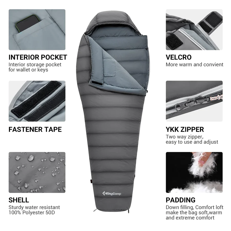 Kingcamp Protector 600 Sleeping Bag KS8003L - Image 3