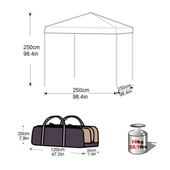 Kingcamp Gazebo M TentKT3051 - Image 4