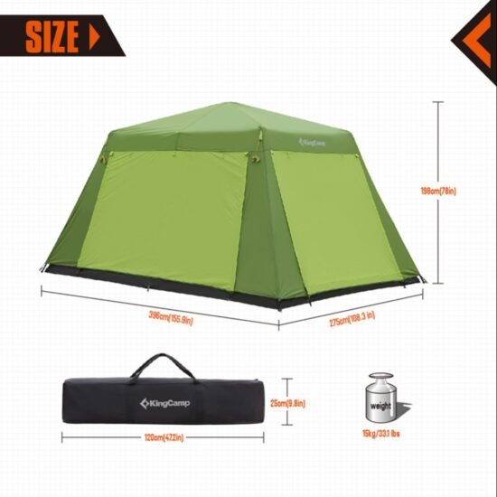 Kingcamp Camp KingFamily Tent KT3098 - Image 2