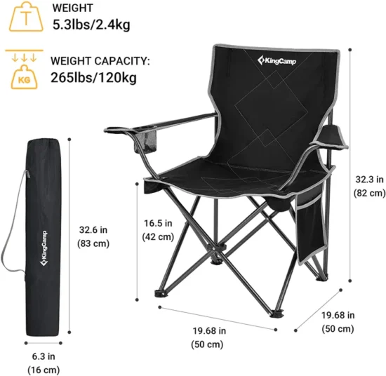 Kingcamp Lotus B-10 Chair KC2216 - Image 2