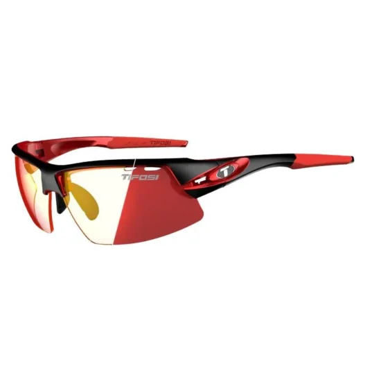 Tifosi Crit Sport Sunglasses-Black/Red Fototec